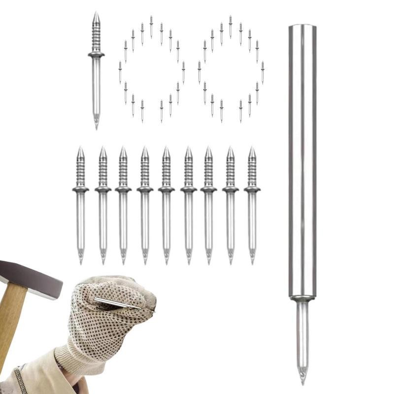 Double Headed Concrete Nails Skirting Board Sheep Horn Seamless Nails