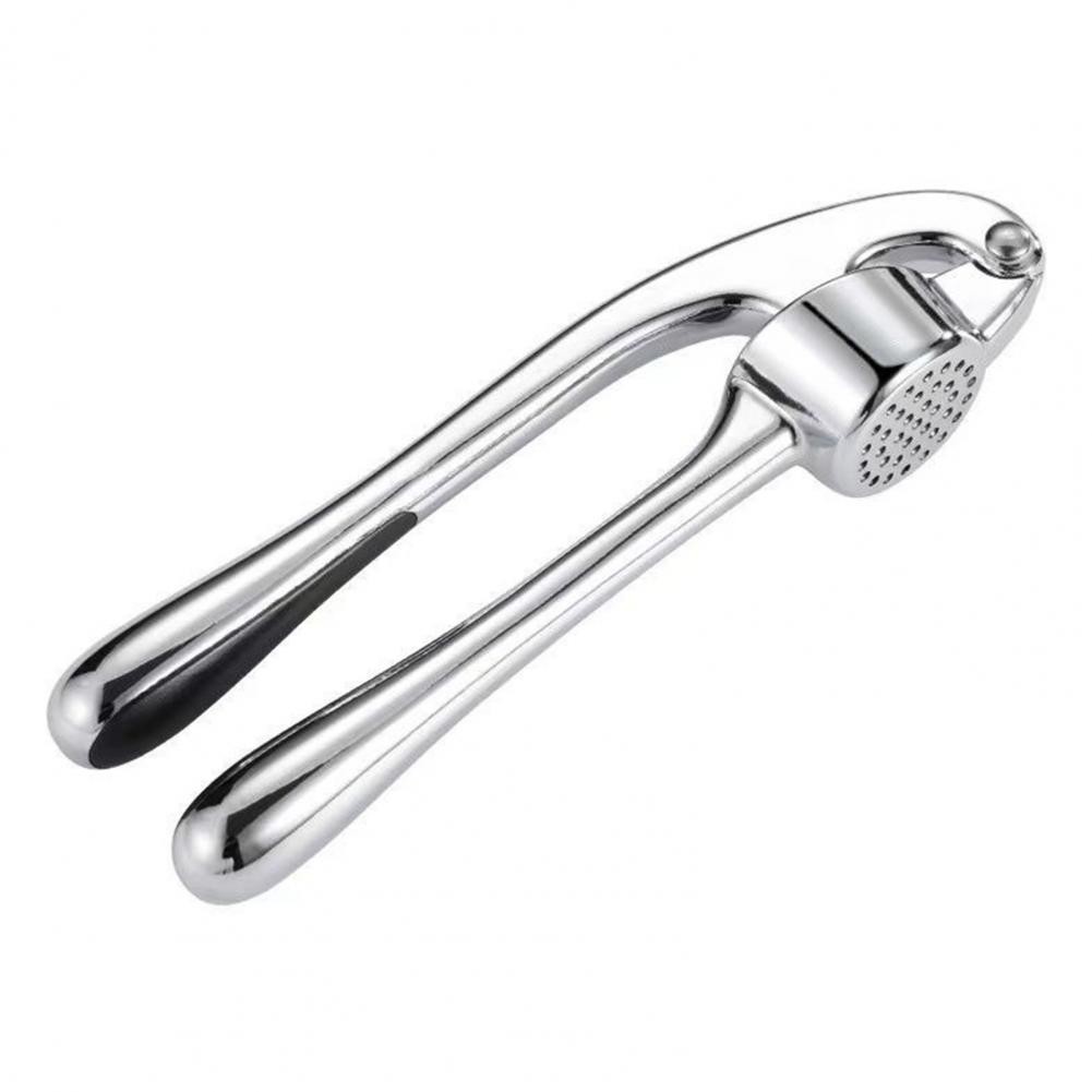 ⊰Dishwasher Safe Garlic Press Ergonomic Zinc Alloy Garlic Press with Fine Mesh Crusher Portable