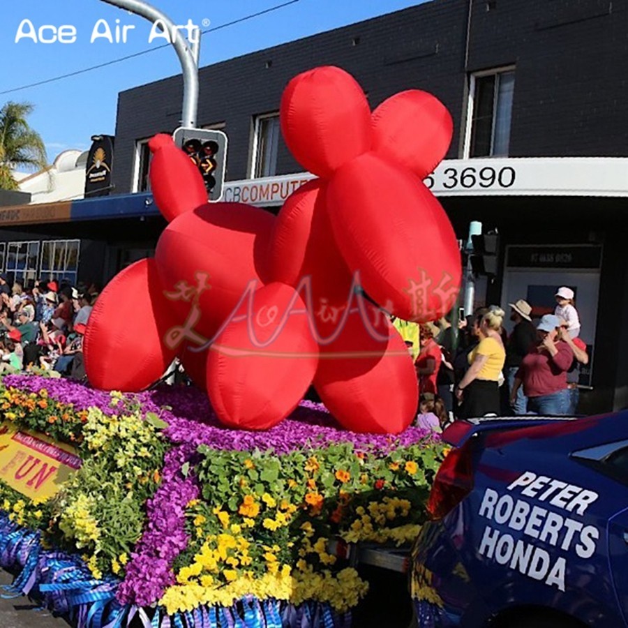 ☚Giant Inflatable Red Balloon Dog Model Inflatable Animals for ...