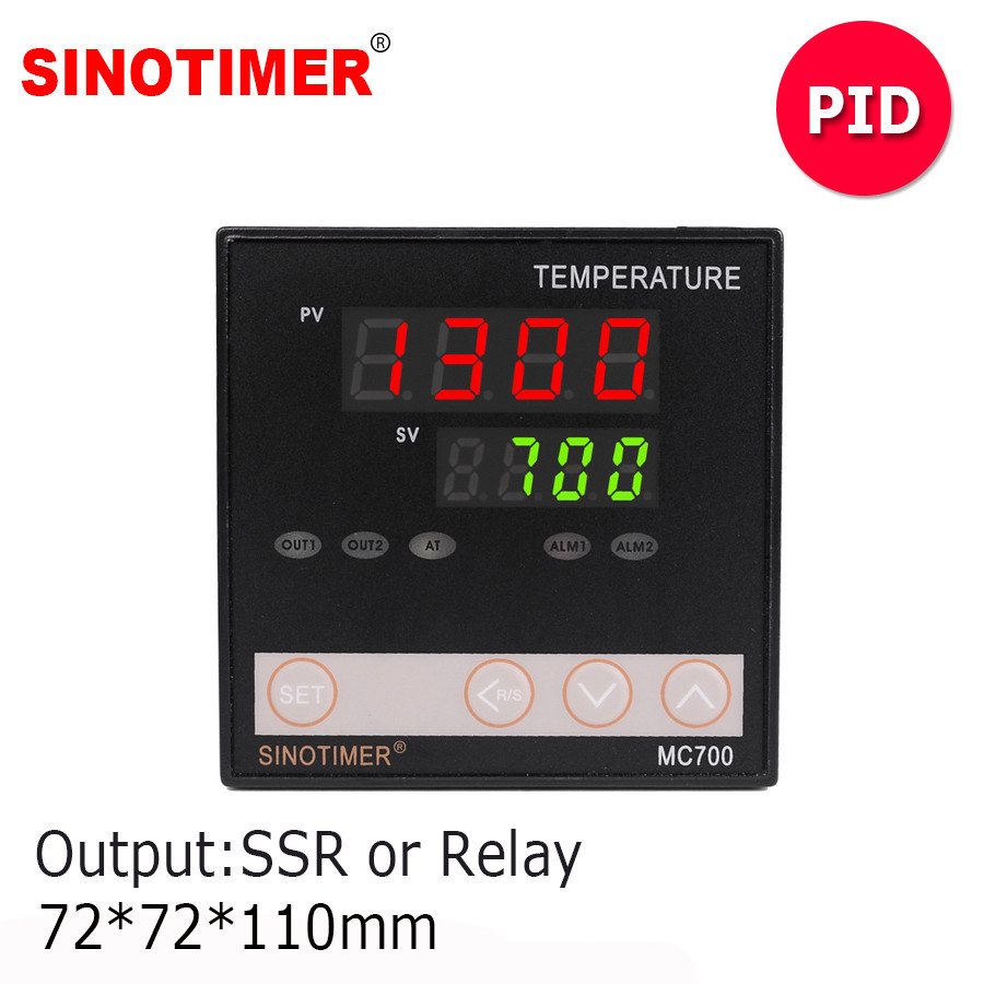 ☝Digital PID Temperature Controller Universal Relay SSR Output K ...