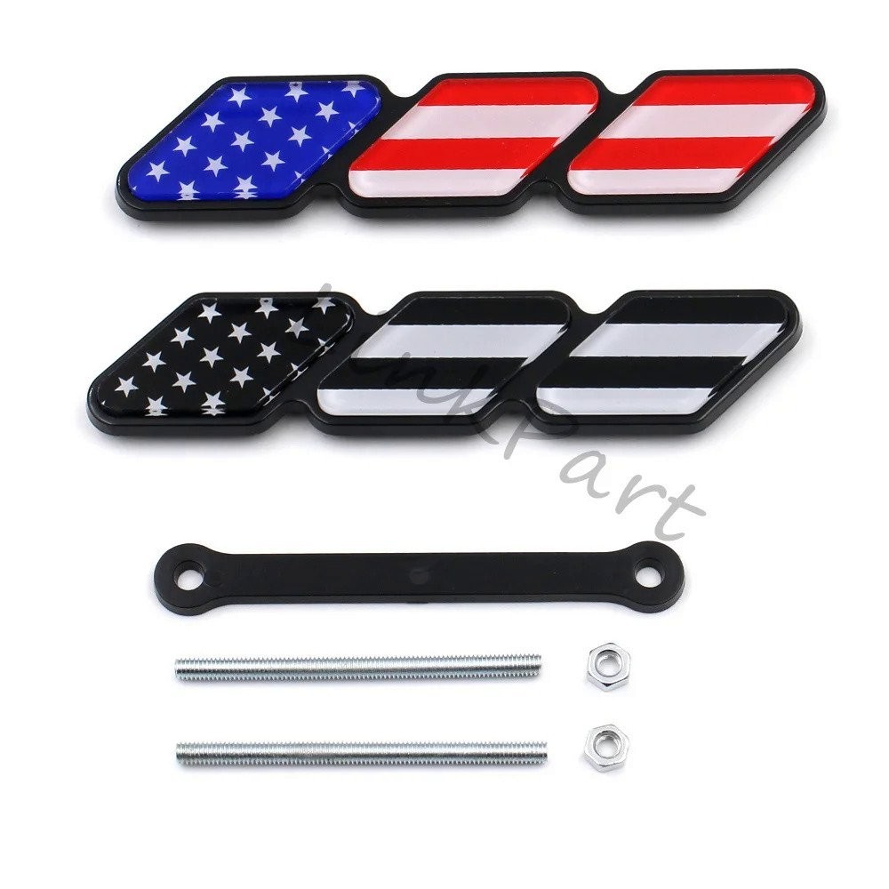 Tri-Color Grille Badge Emblem For Toyota 4Runner, Italy - Foto 7
