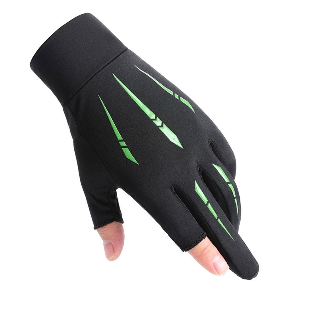 1 Pair Men Women Motorcycle Sunscreen Gloves Exposed-two-finger ...