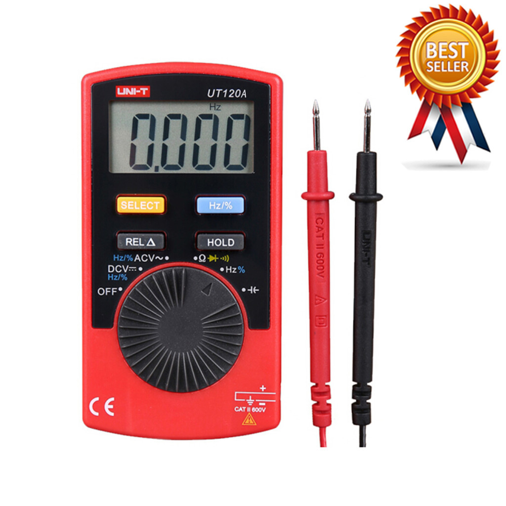 UNIT UT120A Handheld Digital Multimeter 4000 Count Display Auto Range ...