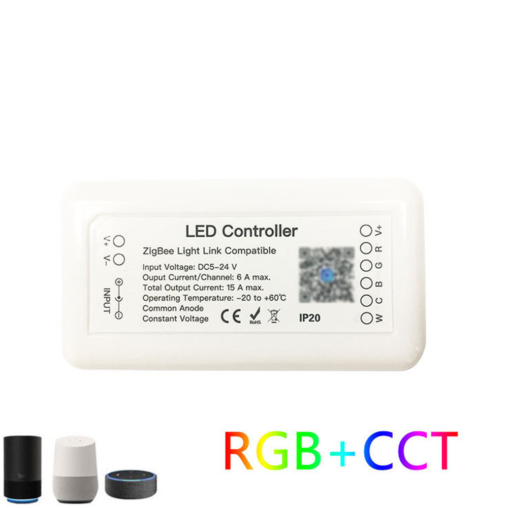 ☢Tuya 3.0 Zigbee Smart 15A RGB/RGBW/RGBCCT/CCT/Dimmer DC5-24V LED ...