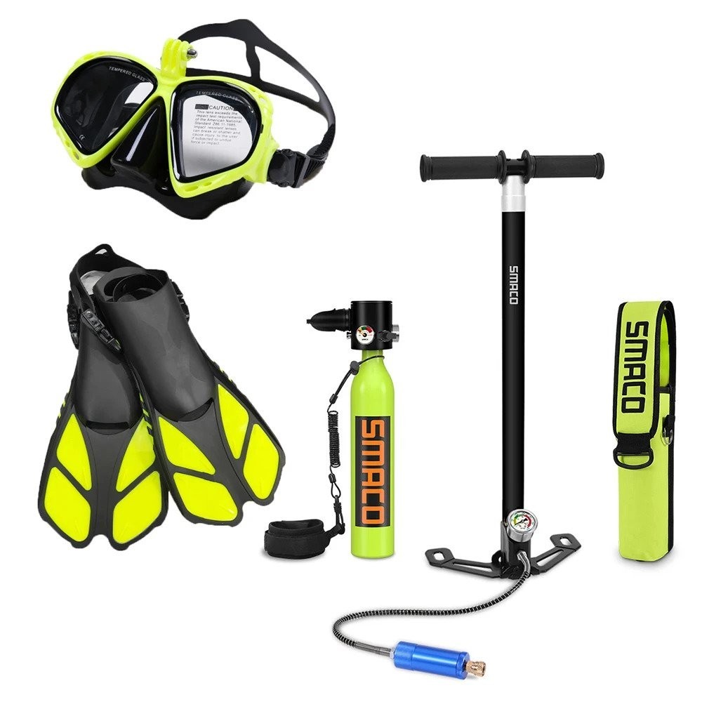 Smaco Scuba Air Tank Diving Fins Scuba Diving Oxygen Cylinder Equipment ...