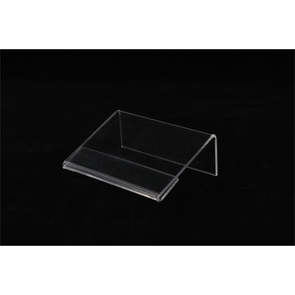 7x4cm Clear Acrylic Plastic Table Sign Price Tag Label Display Paper ...
