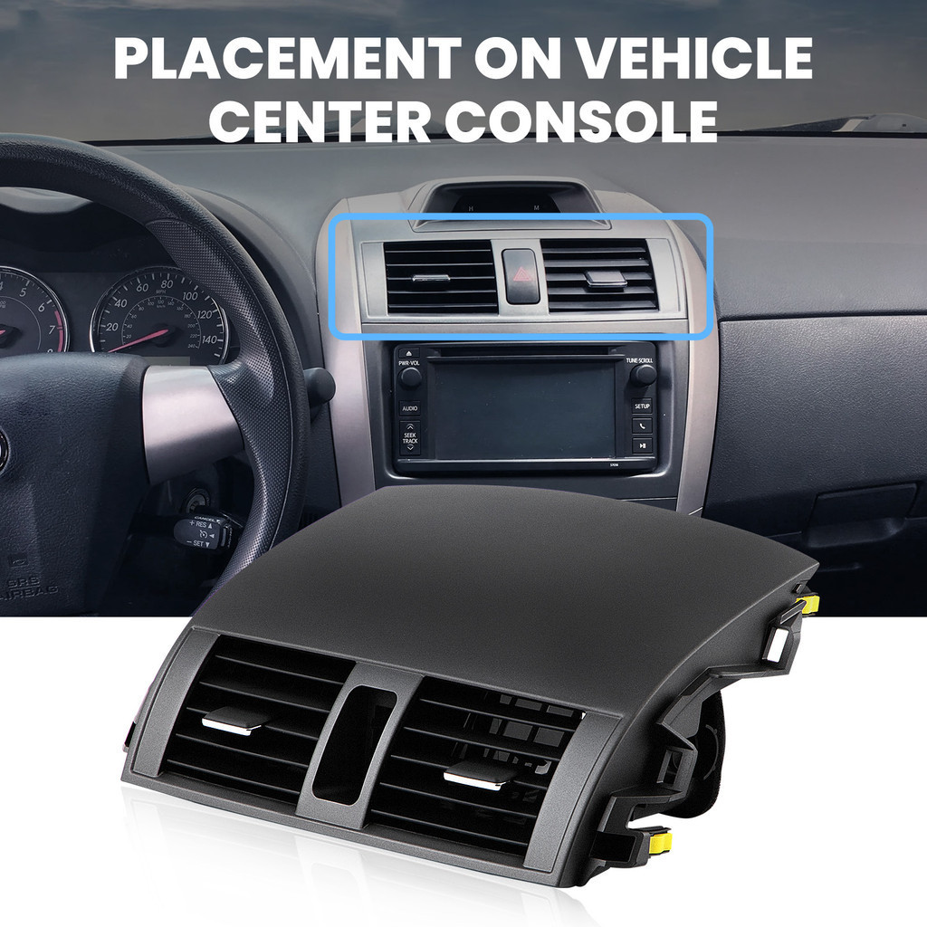 Dash Center A/C Air Vent Upper Bezel Trim For Toyota Corolla 2008 2009 ...