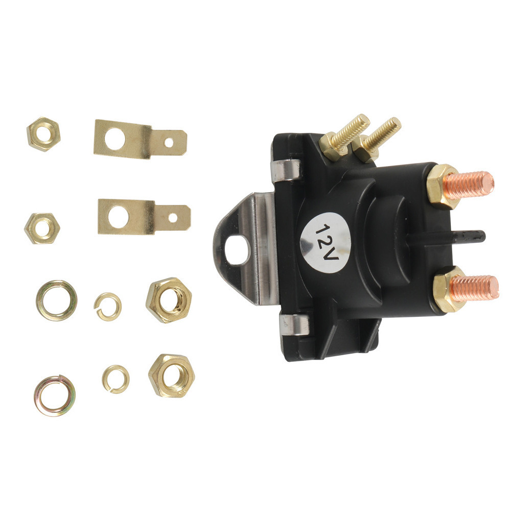 12V Motorcycle Starter Solenoid Relay Ignition Key Switch 89-96158T 89 ...
