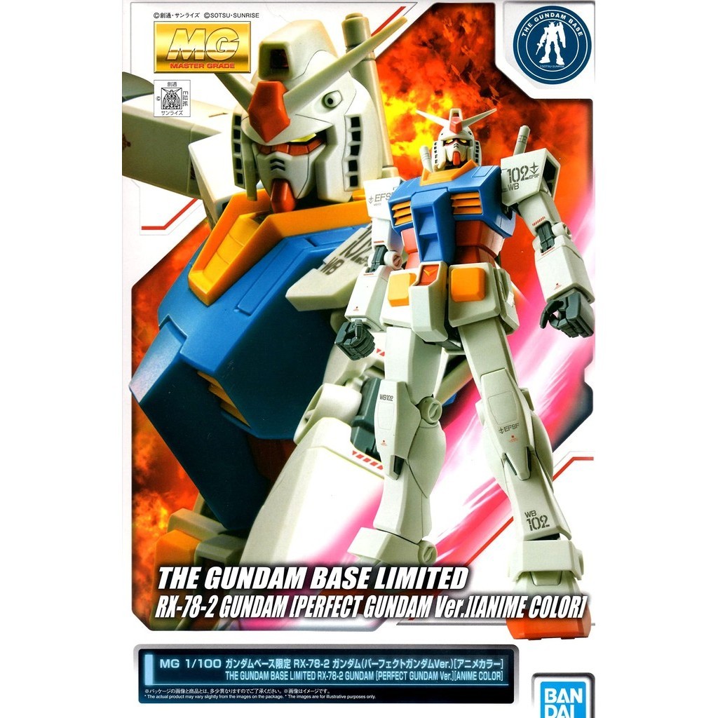 japan BANDAI [Gundam Base Limited] MG 1/100 RX-78-2 Gundam (Perfect ...