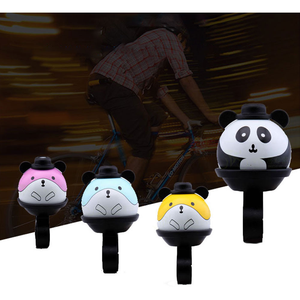 1 PCS Kids Bicycle Bell Mini Cartoon Panda Bells for Cycling Bicycle ...