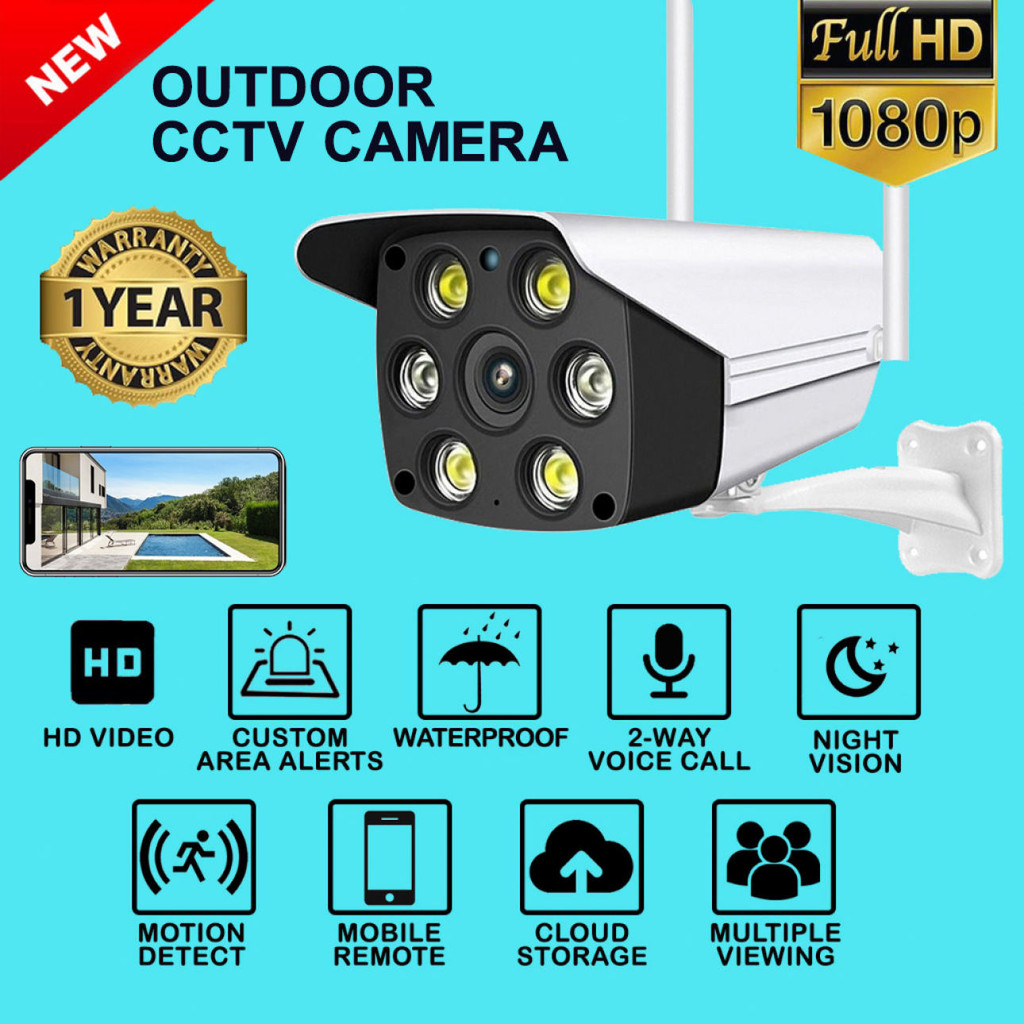 BUY 1 TAKE 1 V380 Pro Outdoor CCTV Camera Quickly Connect Cellphone 8MP ...