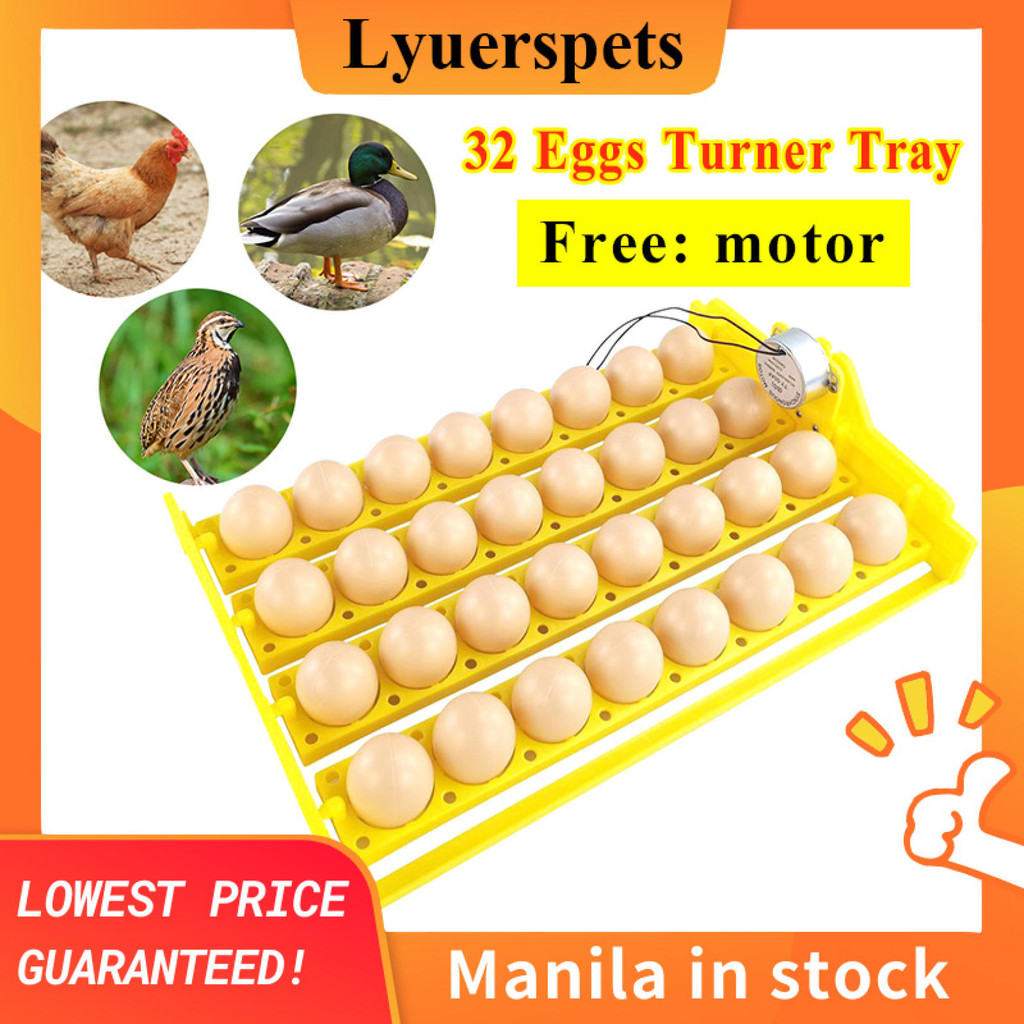220V 32 Eggs Incubator Turn Tray Automatic Turner Tray with Motor for ...