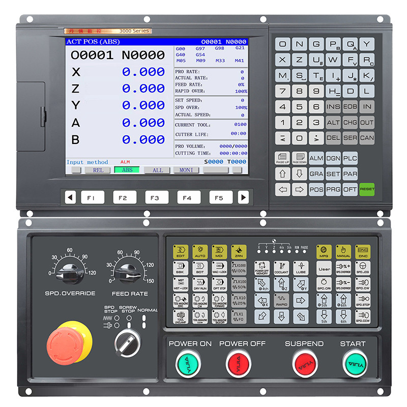 ☇Similar to GSK CNC control panel 5 axi control system kit has plc+atc ...