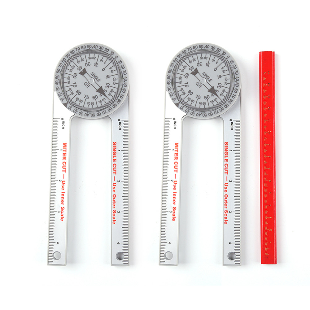 Miter Saw Protractor Laser Engraved Scales Miter Saw Angle Level Meter ...