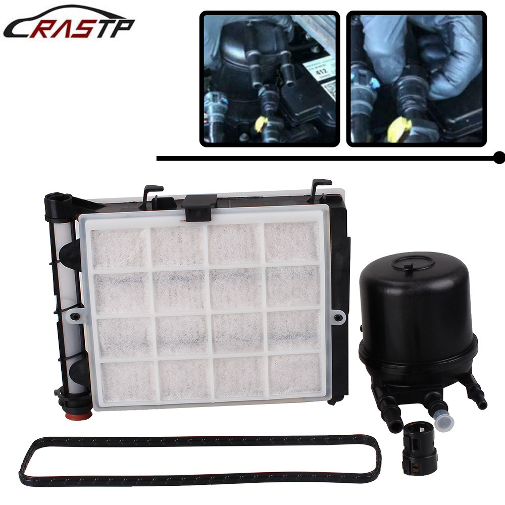 ⋚RASTPNew Car Fuel Filter Kit Fuel Line Oil Tank Fuel Water Filter Kit