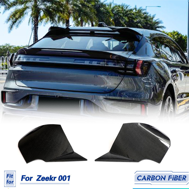 ⋚Car Rear Roof Spoiler Wings Real Carbon Fiber For Zeekr 001 20212023