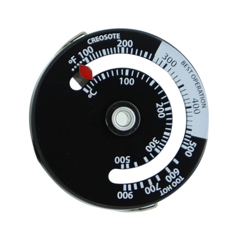 Fire Place Thermometer for Fire Stove Chimney Pipe Thermometer Gauge ...