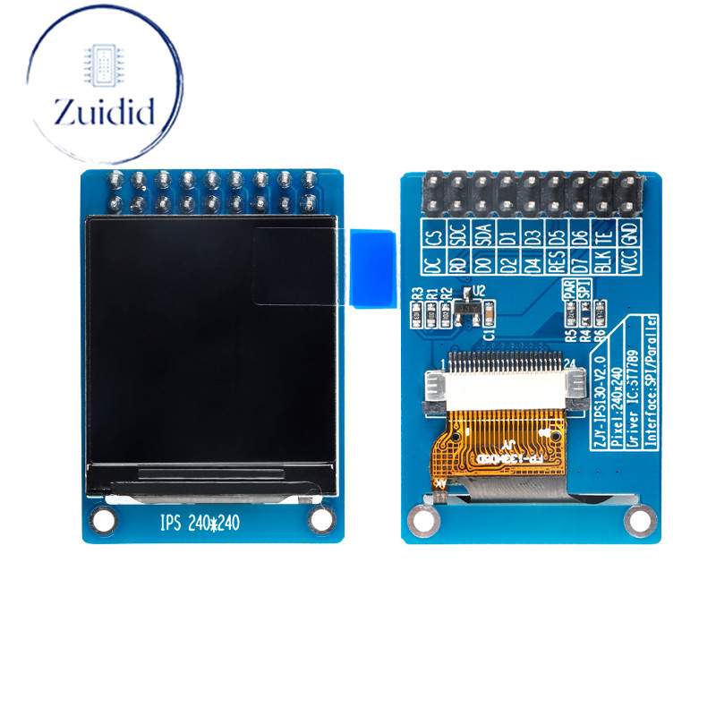 ☛1.3 Inch TFT Full Color LCD Display Module 18Pin 1.3\