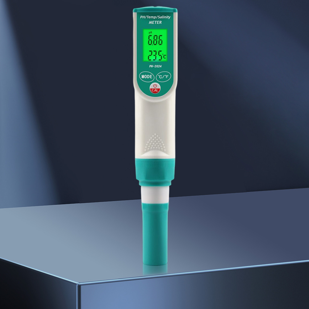 웃3 in 1 Salinity/Temperature/PH Meter LCD Display Temp/PH /Salinity ...
