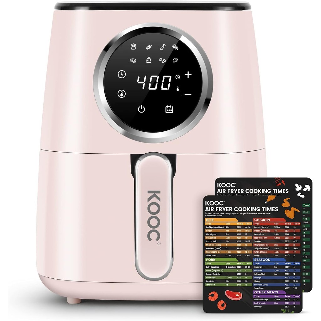 ⚔[NEW] KOOC Large Air Fryer, 4.5Quart Electric Hot Oven Cooker, Free