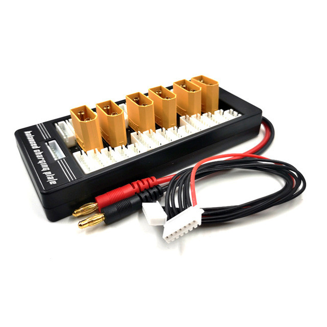 ღXT60 XT30 XT90 T-Plug EC3 EC5 Parallel Lipo Battery Charging Board 2 ...