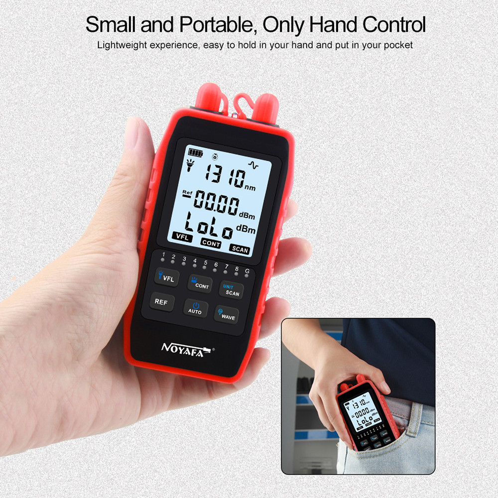 ♚NOYAFA NF-908S Optical Power Meter & Network Line Finder Cable Wire ...