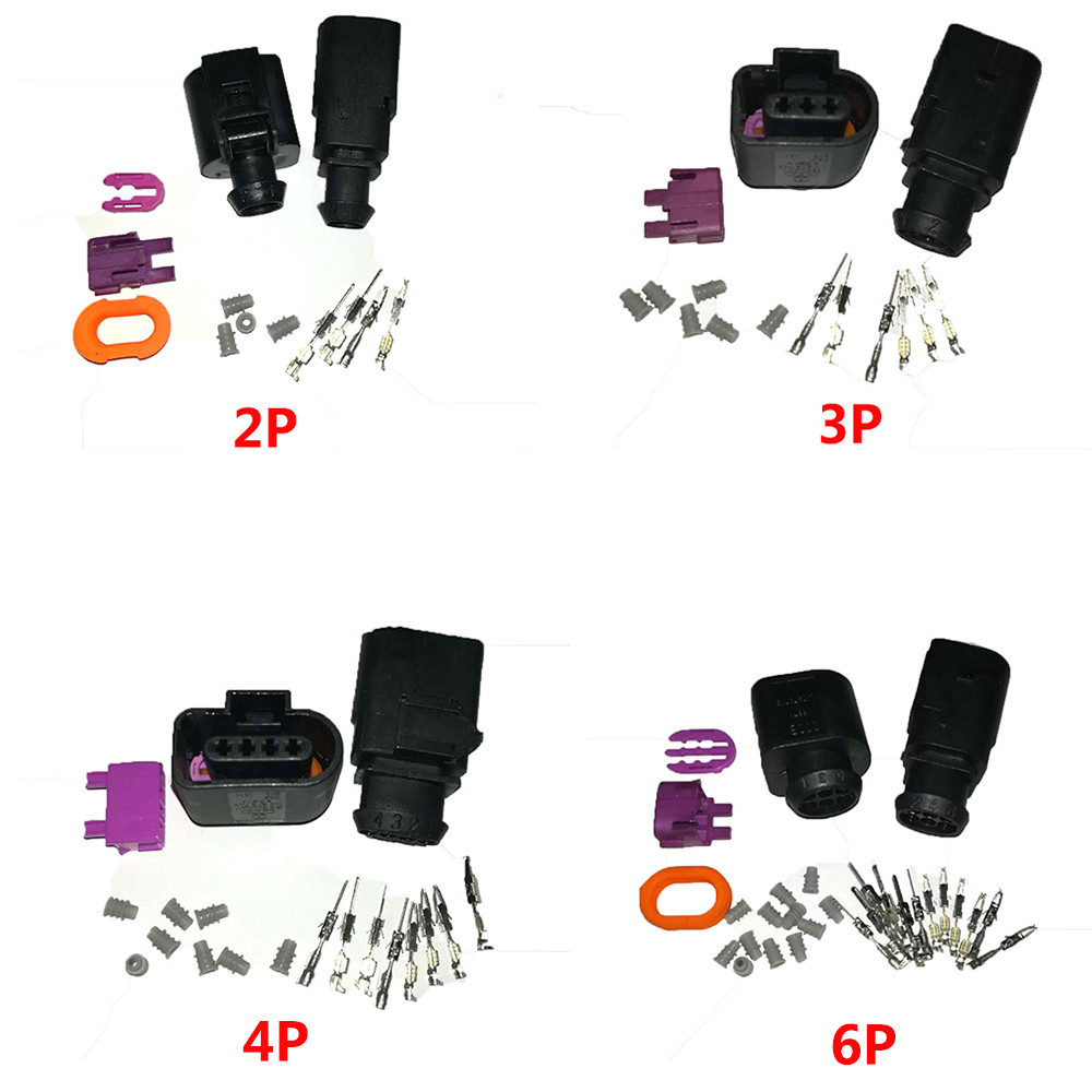 유1SET 1.5mm 2/3/4/6 Pins Auto Temp Sensor Plug, Deflation valve Plug