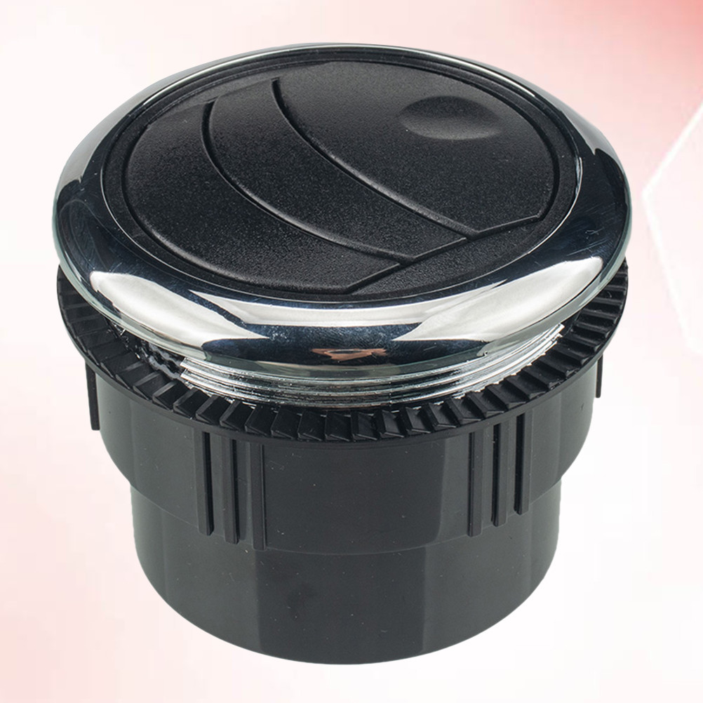 ۞Knob Type A/C Round Air Conditioning Vent Outlet Electroplate For RV