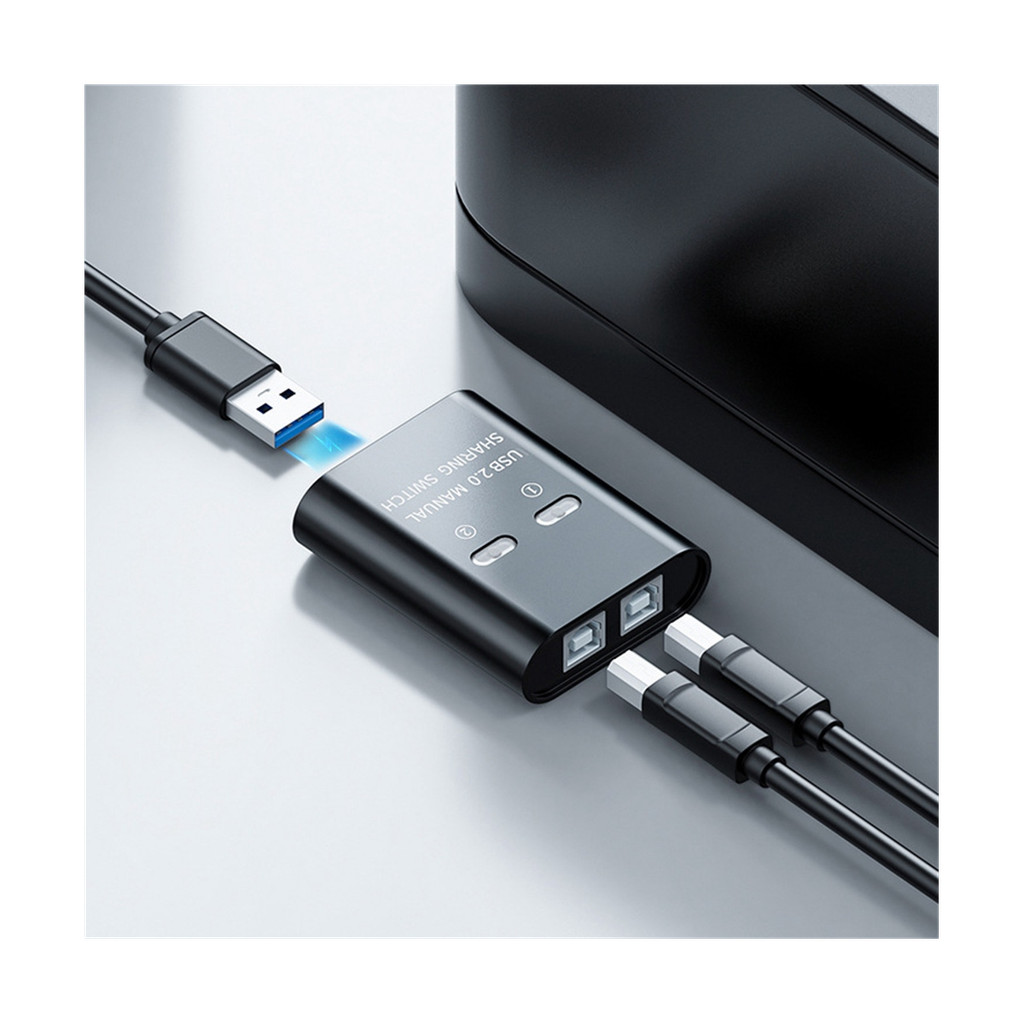 웃USB Switch 2 Port Manual USB HUB Two Computers Share U Disk Printer ...