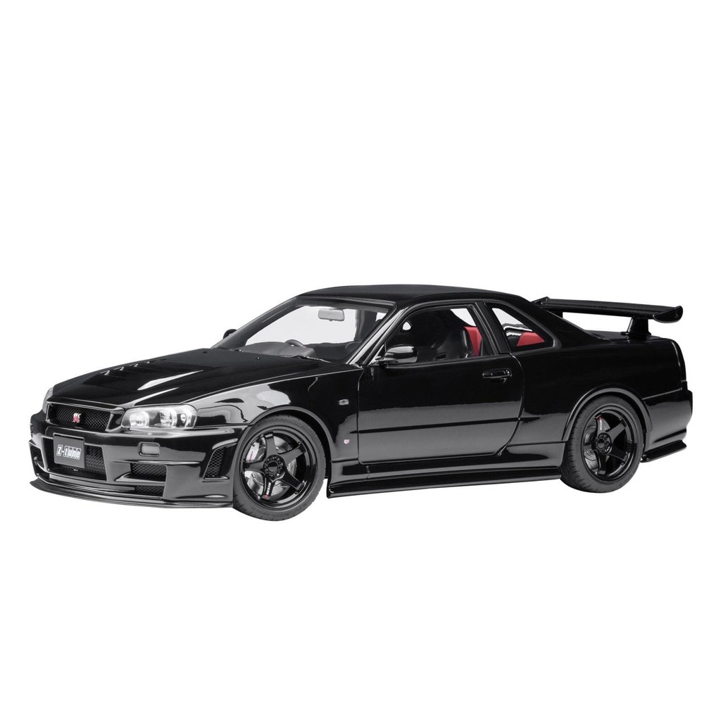 Authentic AUTOart 1/18 Nismo R34 GT-R Z-tune Black Pearl Finished ...