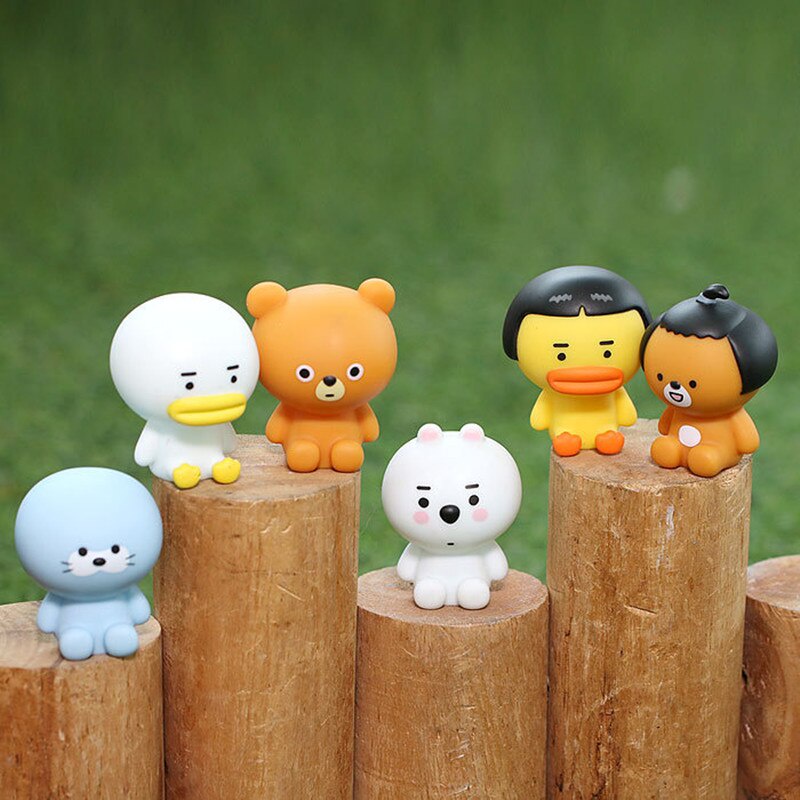 6Pcs/lot Molang Family Class Mini Doll Duck Bear Rabbit Blind Random ...