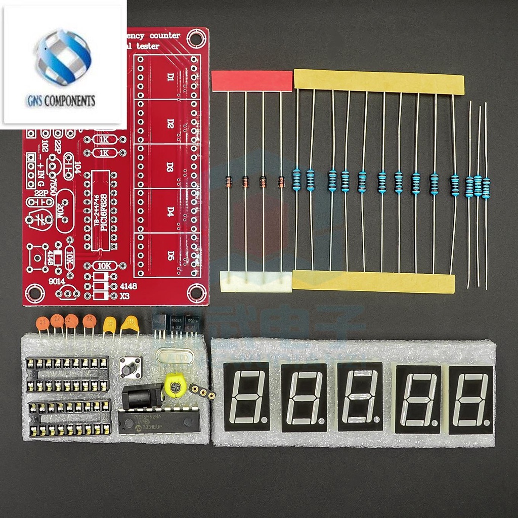 DIY Kits RF 1Hz-50MHz Crystal Oscillator Frequency Counter Meter ...