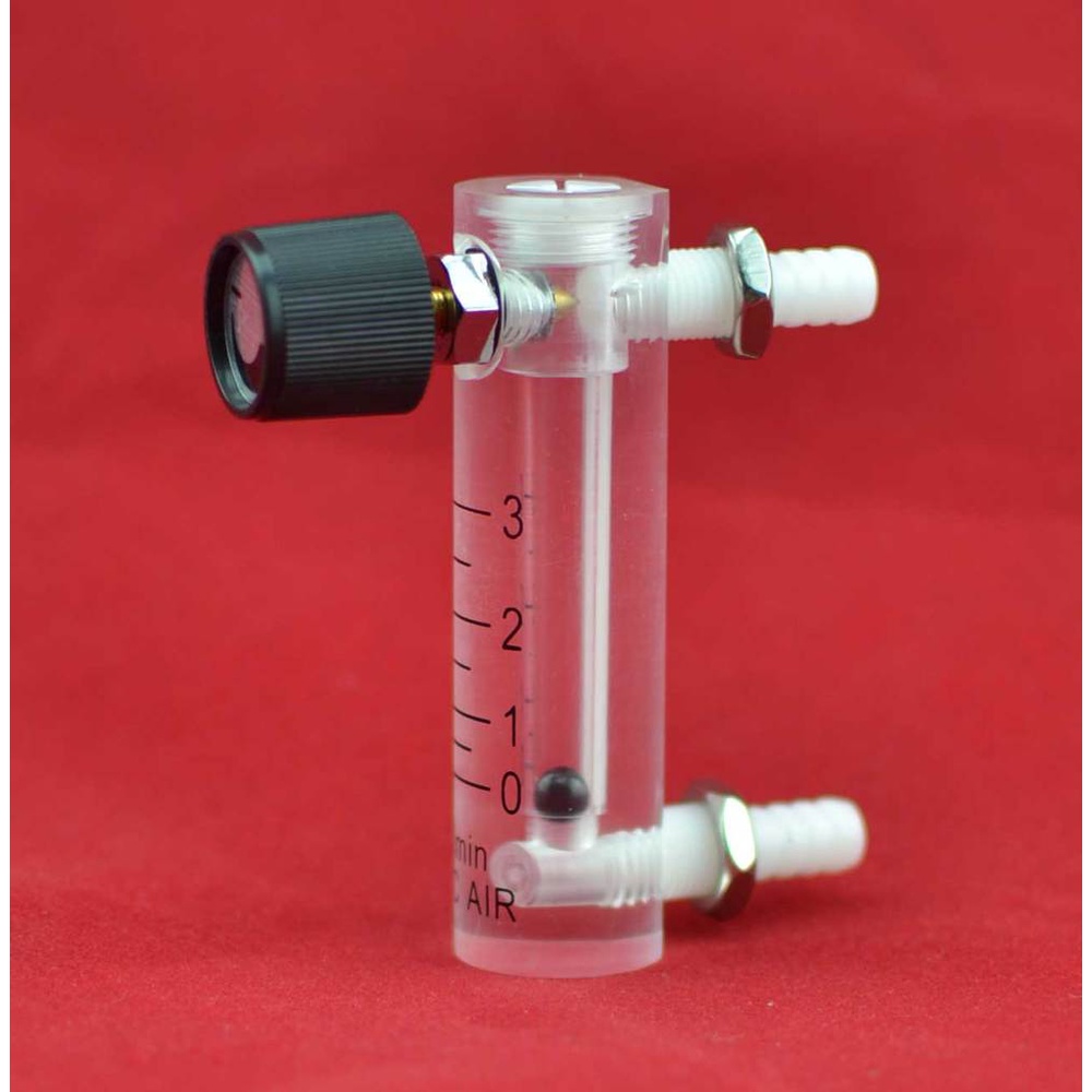 LZQ-2 3LPM plastic air flowmeter ( H=80mm Oxygen flow meter)with ...