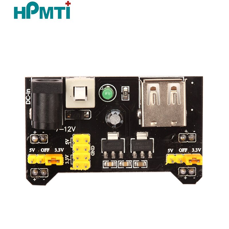 Stromversorgungsmodul für Breadboards, Micro-USB / DC - 3.3V, 5V