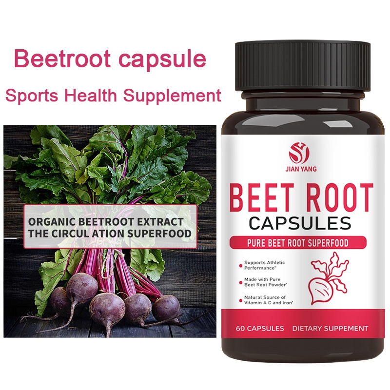 2023 Beetroot Capsule Sports Health Supplement Improve Heart Health