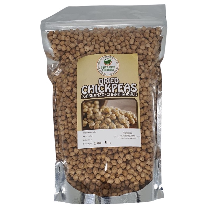 【Hot Sale】Garbanzo Chana Kabuli Dry Chickpeas 1Kg (Exp March 2025