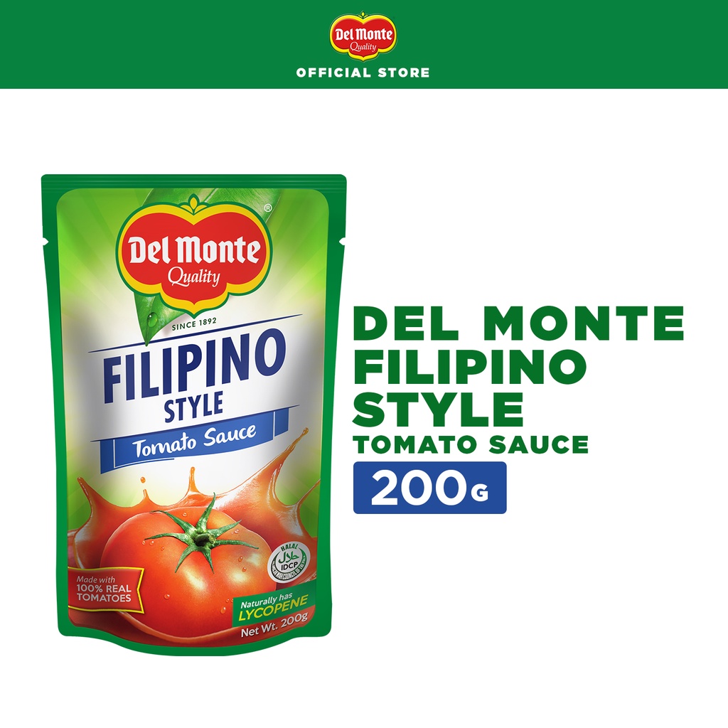 DEL MONTE Filipino Style Tomato Sauce with 100 Real Tomatoes 200g