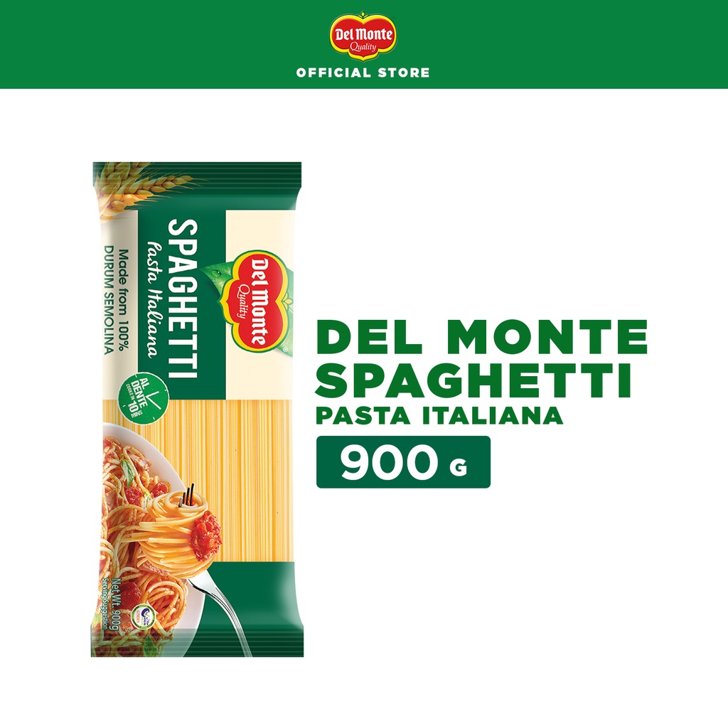 DEL MONTE Spaghetti Pasta Italiana with High Quality Ingredients 900g