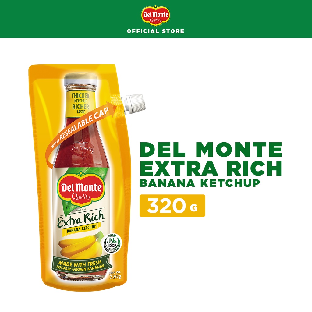 DEL MONTE Extra Rich Banana Ketchup with High Quality Fresh Bananas