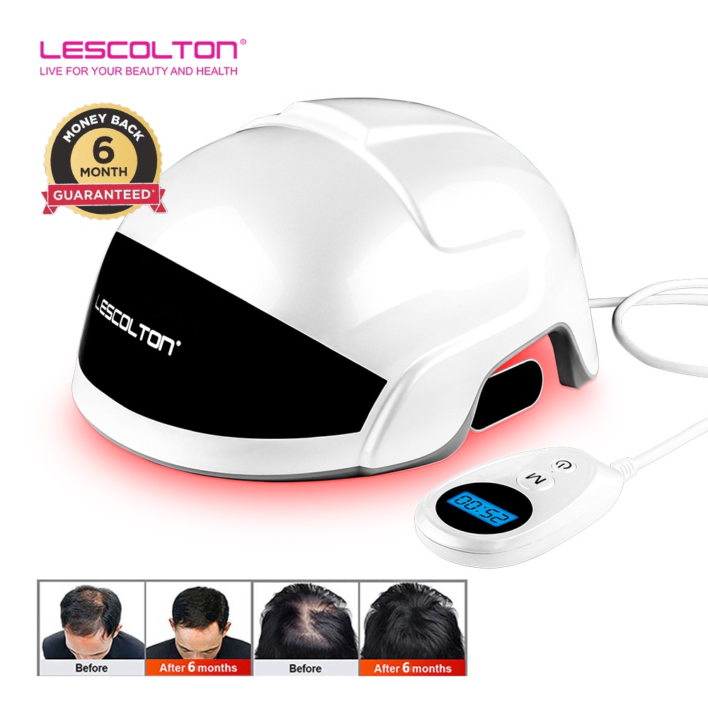 LESCOLTON Hair Growth Helmet Red Light Therapy Laser Cap Anti Hair Loss