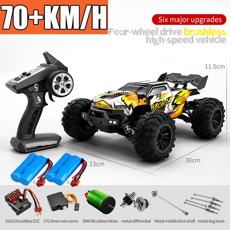 Rc Cars Off Road 4x4 16101PRO 16102PRO Brushless 2.4G Remote Control Car 4WD 1 16 High Speed Rc T Shopee Philippines