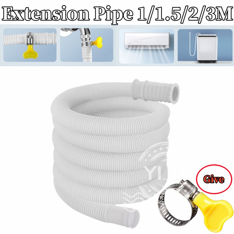 Washing Machine Inlet Pipe Air Conditioning Drain Tube Flexible Faucet