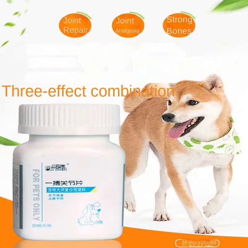 Pet joint tablets dog dislocation fracture dysplasia lying hoof legs
