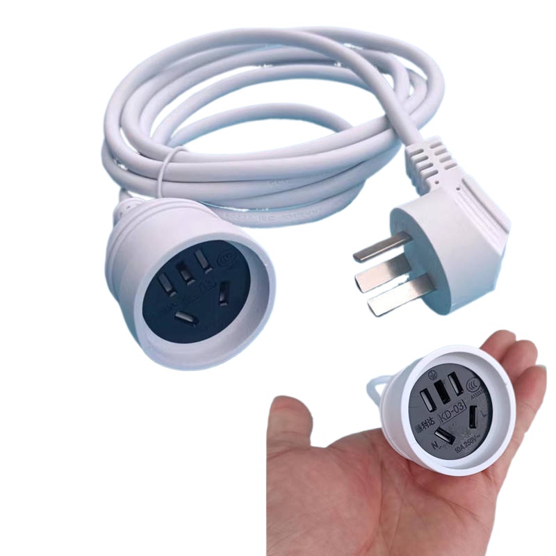 Threecore 3plug power cord extension cord socket 10A highpower