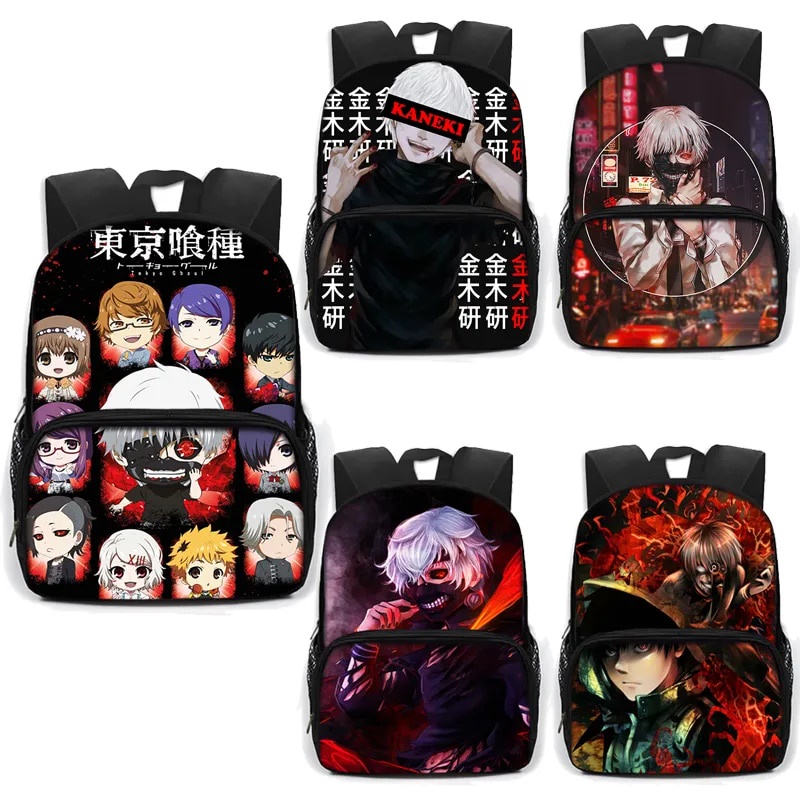 55R Japanese Anime Tokyo Ghoul Cosplay backpack Boys School Students