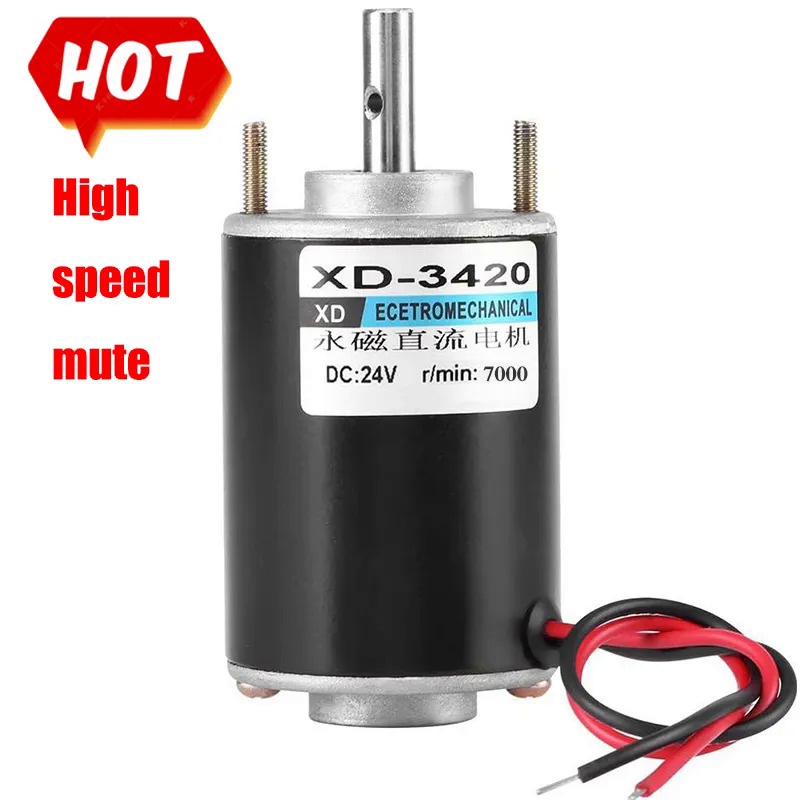 Xd 3420 12v 3500rpm Permanent Magnet Dc Motor 24v 7000 Rpm High Speed Motor 30w Miniature Motor