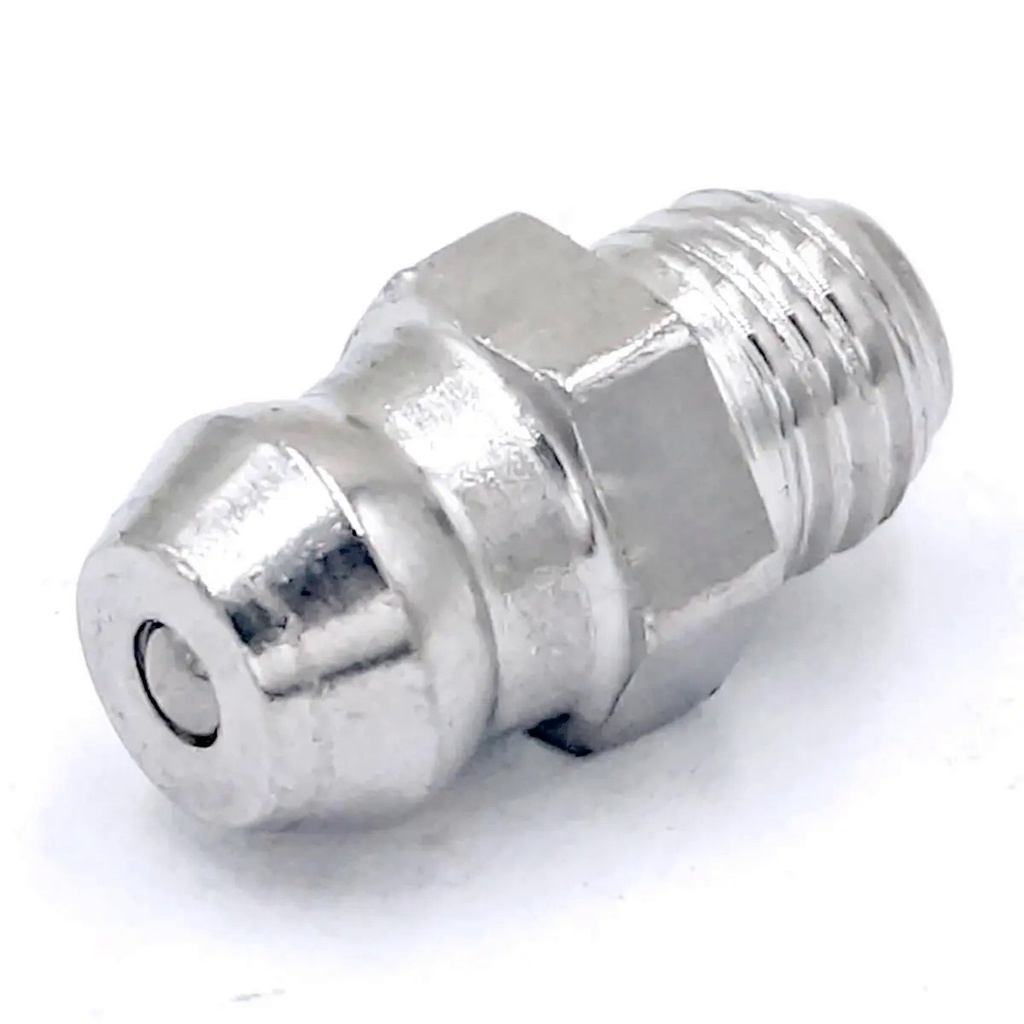 M6 x 0.75mm Metric Male Stainless Steel Grease Zerk Nipple Fitting For