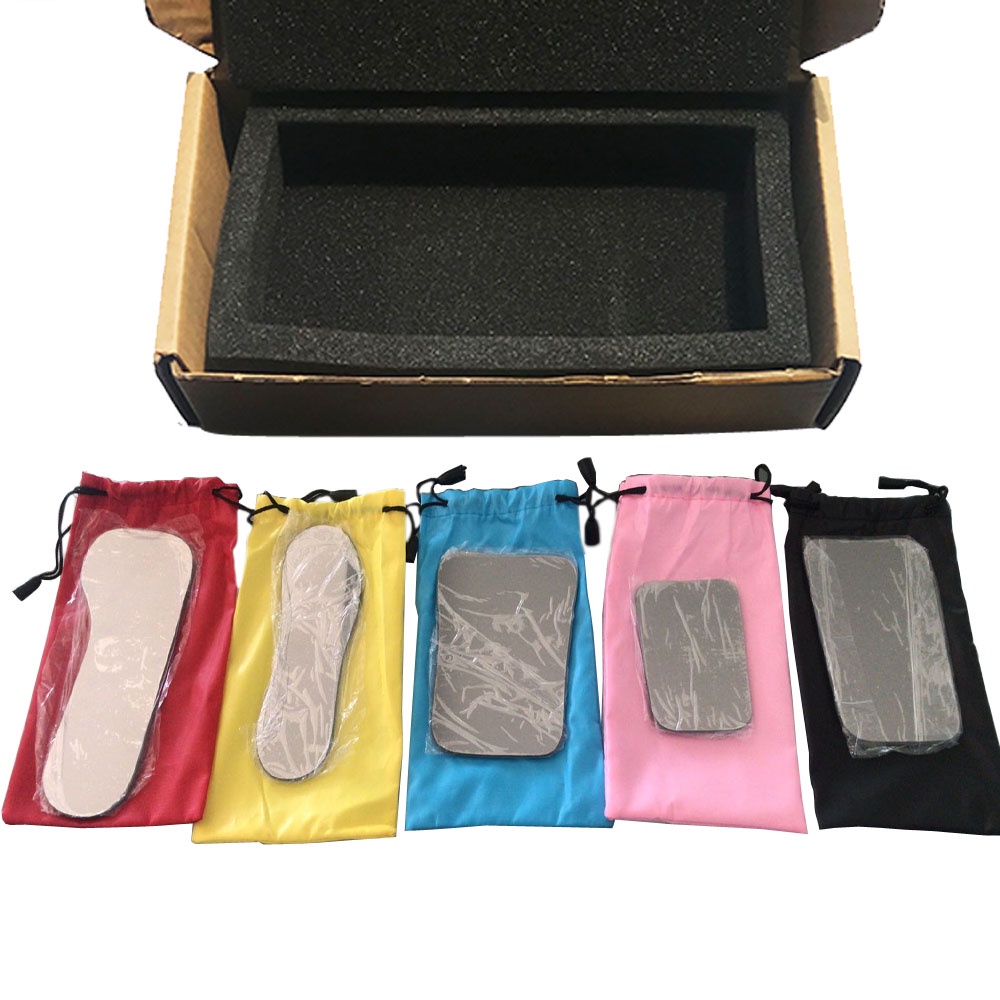 ๑☏5pcs/kit Dental Double Side Mirrors with bags Orthodontic Photography