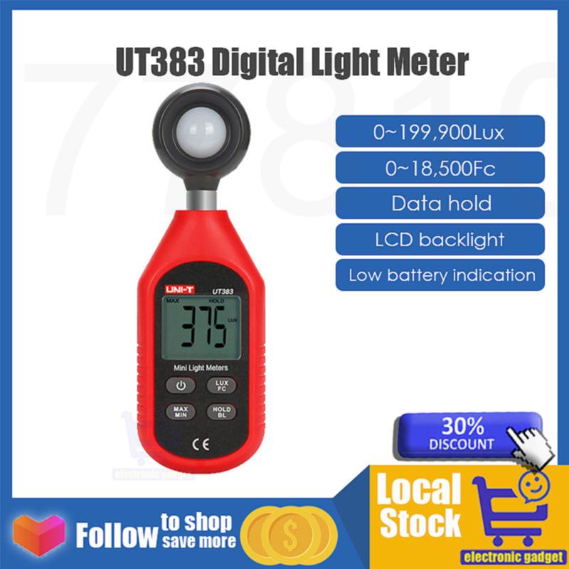 S849 UNIT UT383 Digital Light Meter Mini illuminance Meter Lux Meter