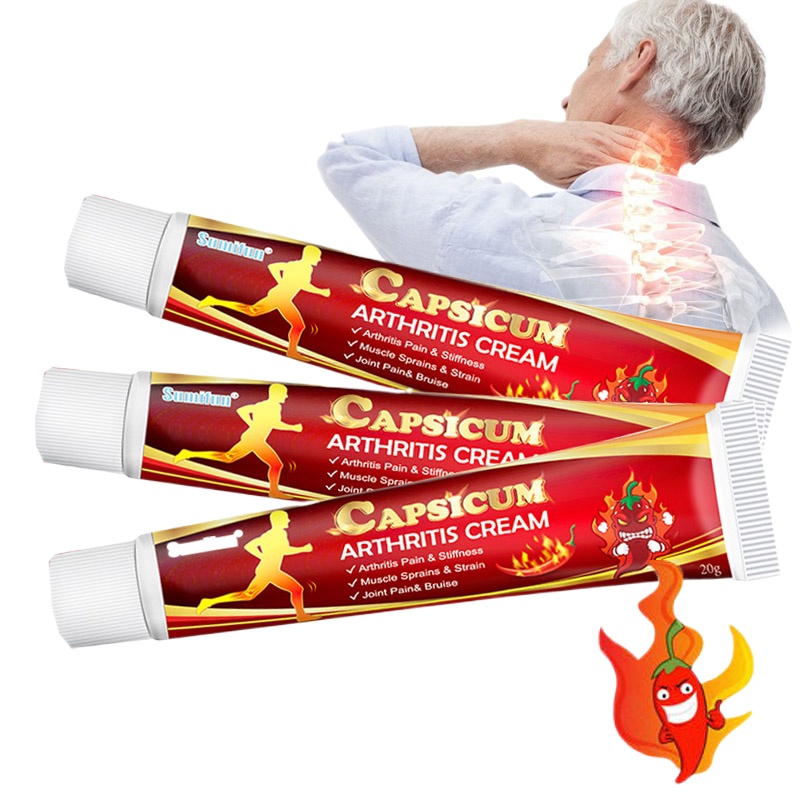 COD☈ Sumifun Capsicum Plaster Hot for Backache Knee Joint Pain